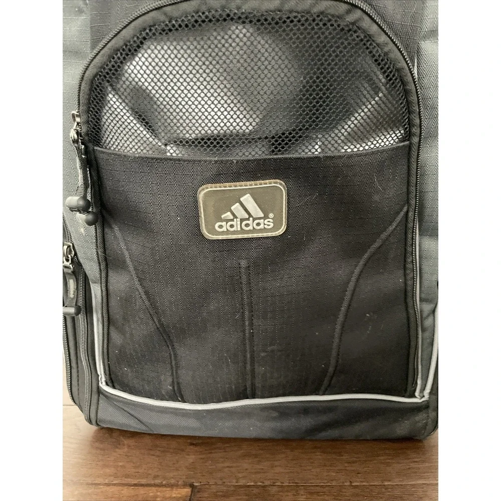 Adidas Carry On Suitcase Black Stadium Wheeled Rolling Bag